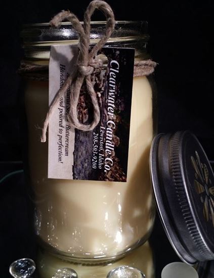 Country Collection - Buttercream - 16oz Soy Canning Jar