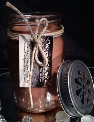 Country Collection - hazelnut cappuccino - 16oz Soy Canning Jar