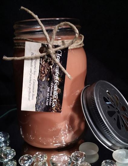 Country Collection - Cinnamon Buns - 16oz Soy Canning Jar